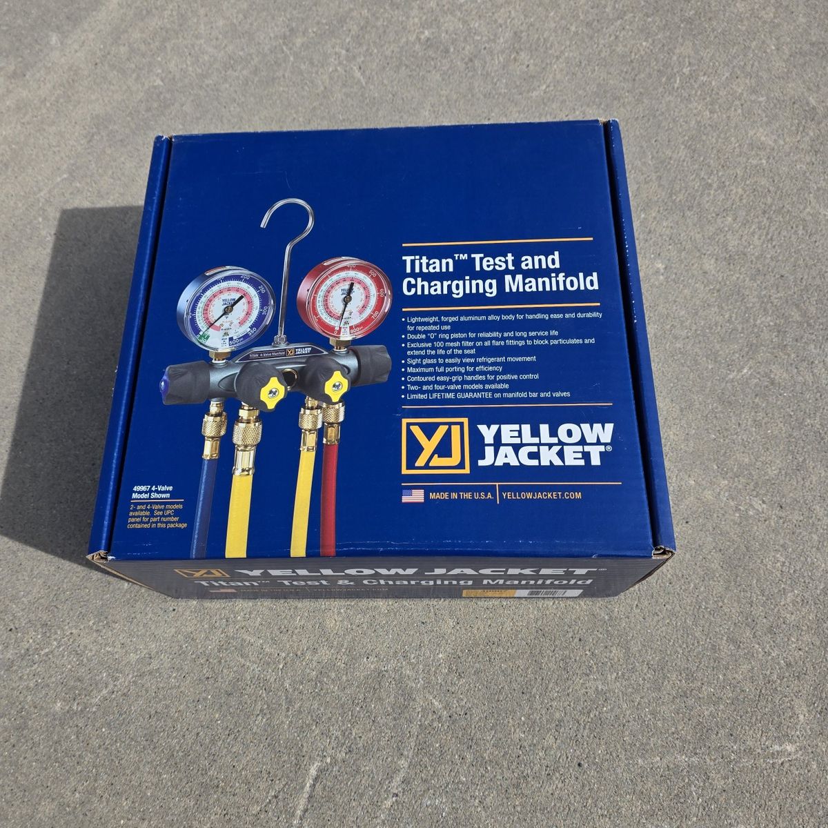 Yellow Jacket Titan A/C Test and Charging Manifold