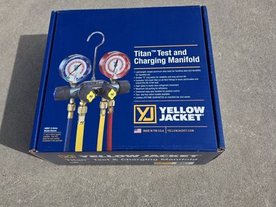 Yellow Jacket Titan A/C Test and Charging Manifold