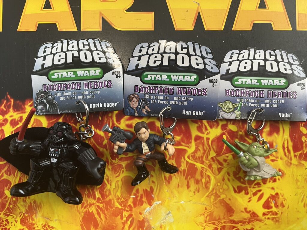 Star Wars Galactic Heroes BackPack Heroes Keychain