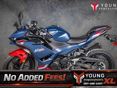 2026 Kawasaki Ninja® 500 ABS Metallic Matte Twilight Blue