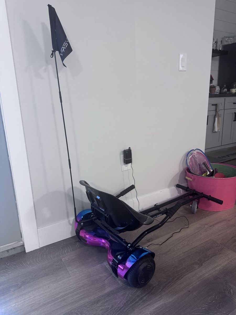 Hover Board with Go Cart attachment 