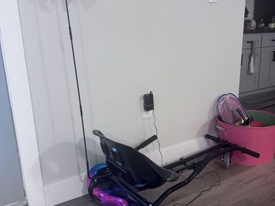Hover Board with Go Cart attachment