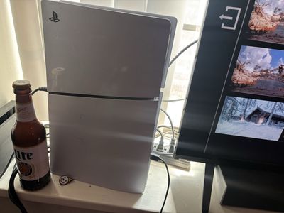 Sony PlayStation 5 PS5 Gaming Console Disc Version with 2 White DualSense Controllers