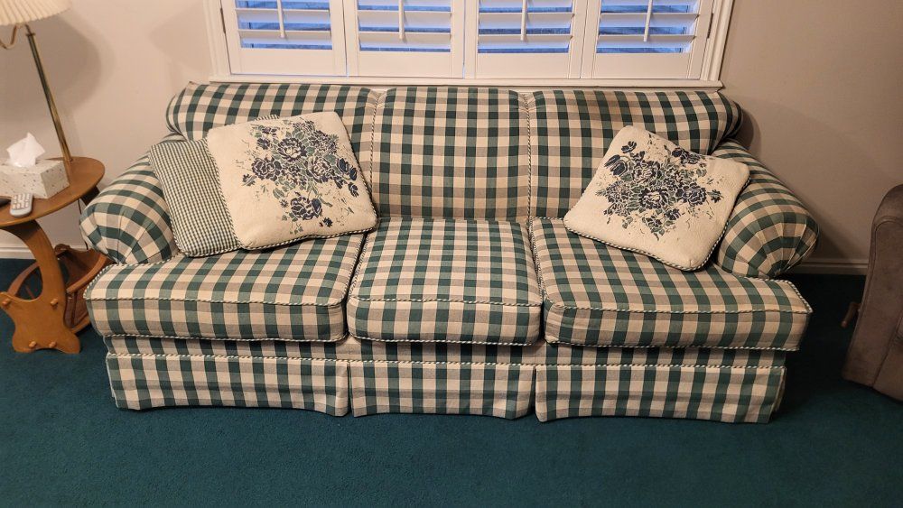 Couch, armchair and foot rest