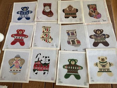 Needlepoint canvases