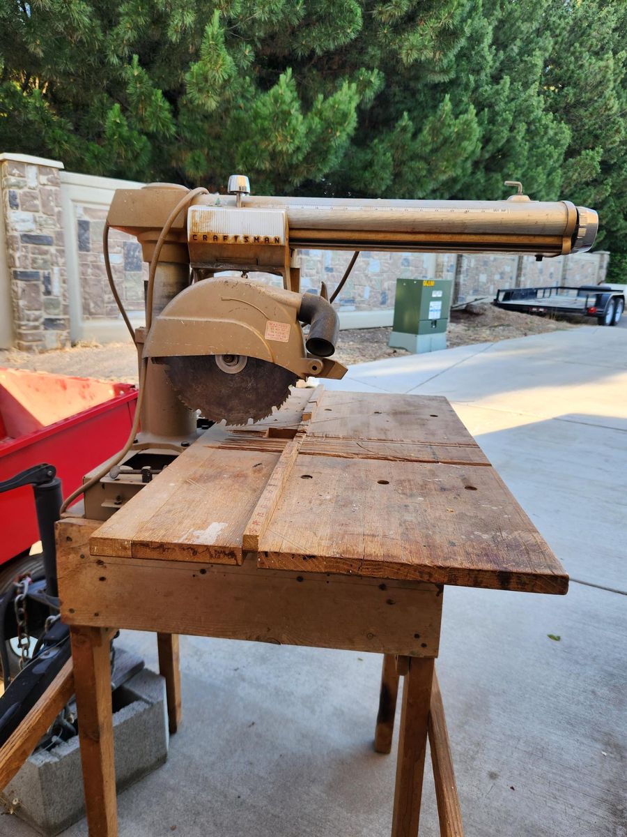 Vintage Craftsman Accra-Arm 10 Inch Radial Saw