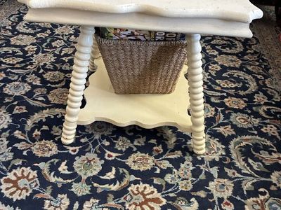 Small wooden vintage living room table