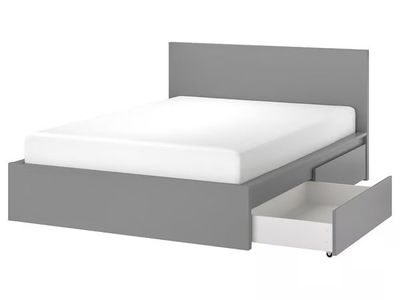 IKEA FULL SIZE BED FRAME GRAY