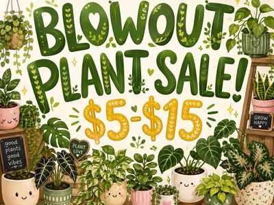 Blowout Houseplant Sale!! 🪴