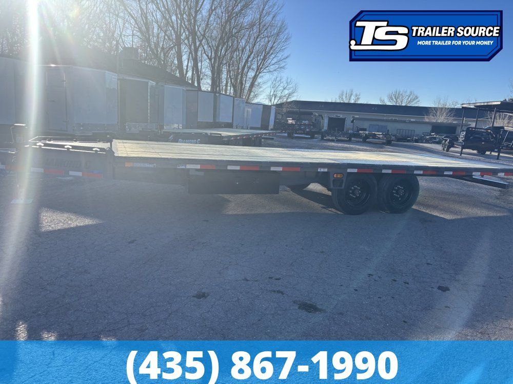 8.5x24 Diamond C DET 208 Deckover Tilt Trailer -  18K GVWR -