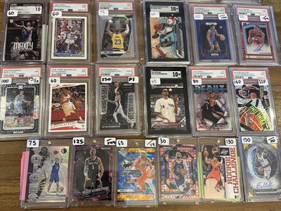 Nba Slabs, autos, numbered & rookies