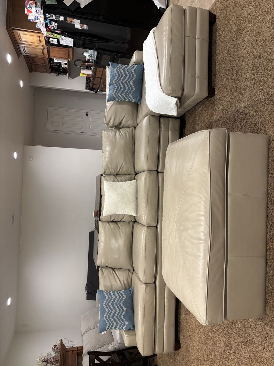 Leather Sectional