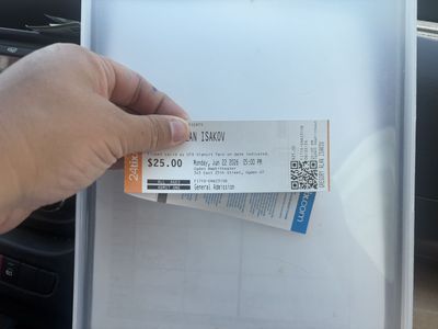 2 Gregory Alan Isakov Concert Ticket - Ogden Amphitheater - June 22, 2026 - General Admission