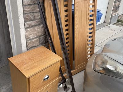 Headboard, footboard, dresser, and rails
