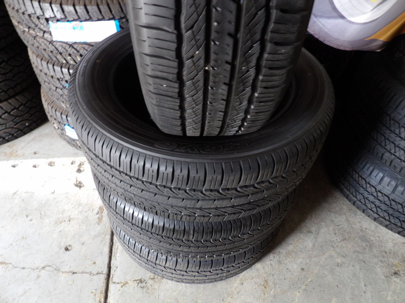 225/55R19 TOYO A36 SET OF USED TIRES