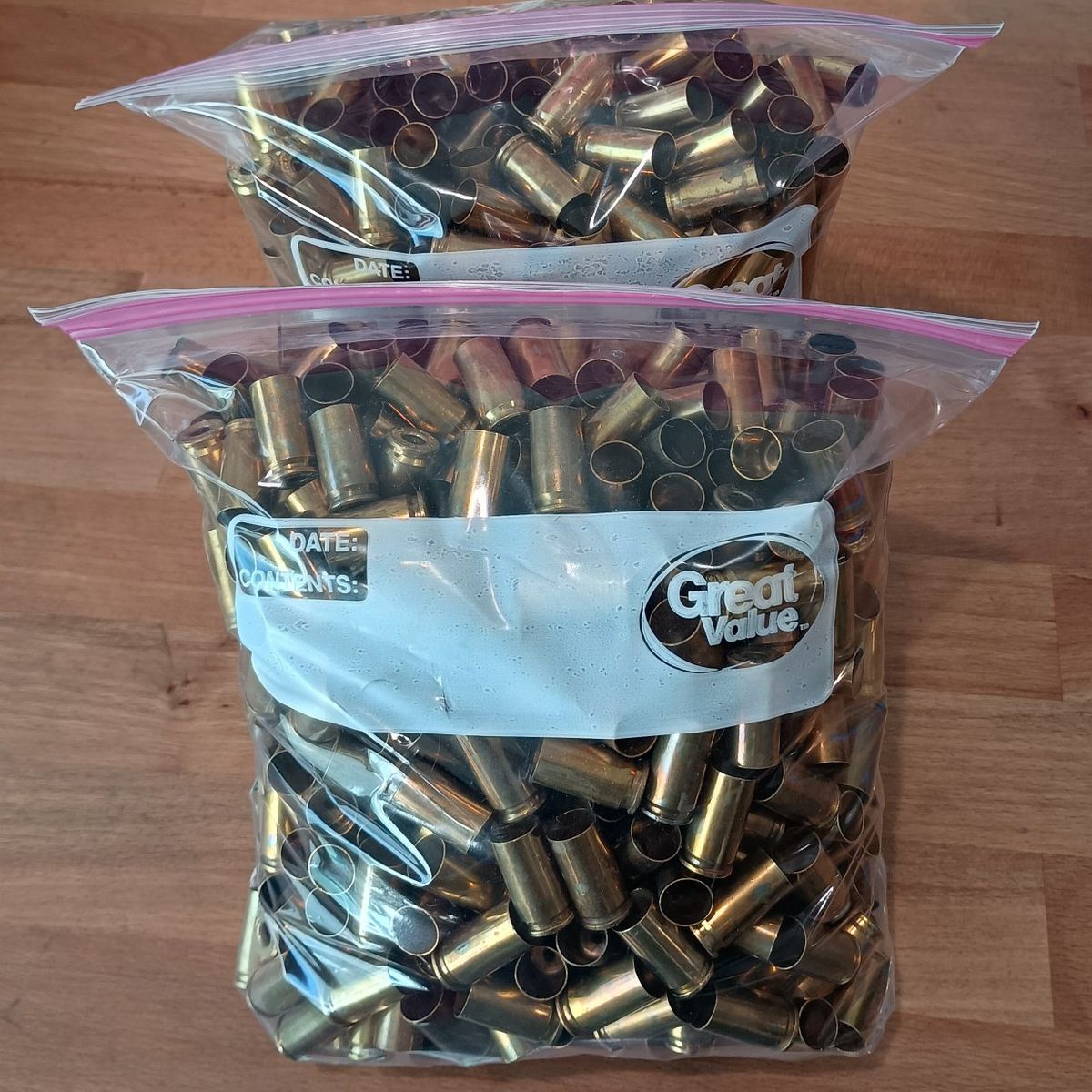 9mm brass fully processed