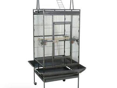 Bird Cage. 68 inch Tall With Play Stand On Top