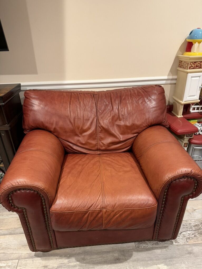 Leather Couch Set