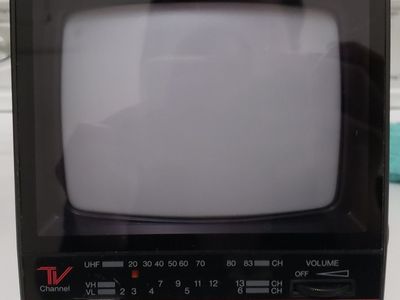 1987 Executive 5 Inch Black & White CRT TV