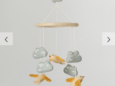 West Elm Bird Baby Mobile - OBO
