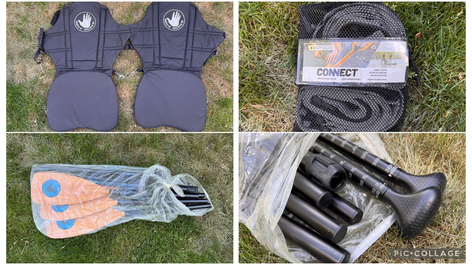 Paddle Board Oars Body Glove Paddleboard Seats Connect System New