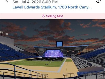 Brad Paisley Stadium of Fire Concert Tickets - July 4, 2026 - LaVell Edwards Stadium