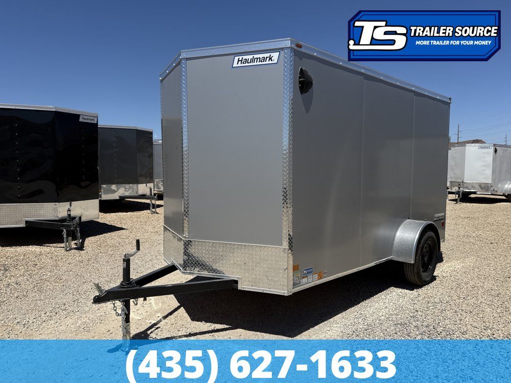 6x12 Haulmark Passport DELUXE Enclosed Cargo Trailer - 6'6" Interior - 3.5K GVWR - .080 PolyCor
