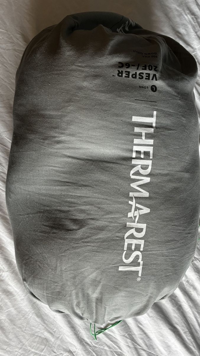 Thermarest Vesper Long 20degree quilt