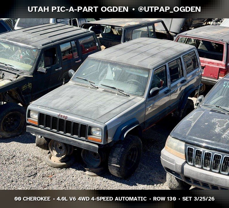 2000 Jeep Cherokee XJ Parts - UTPAP Ogden