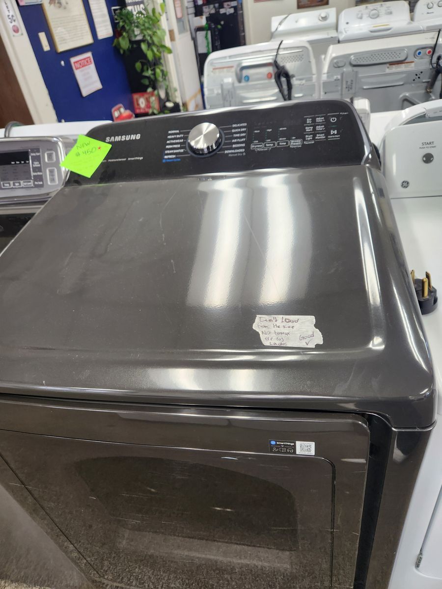 BRAND NEW! SAMSUNG TOPLOAD GAS DRYER!