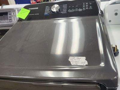 BRAND NEW! SAMSUNG TOPLOAD GAS DRYER!