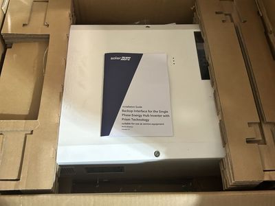 Solar edge Backup Interface