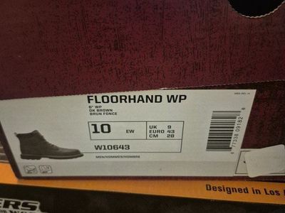 wolverine work boots size 10 wide $60