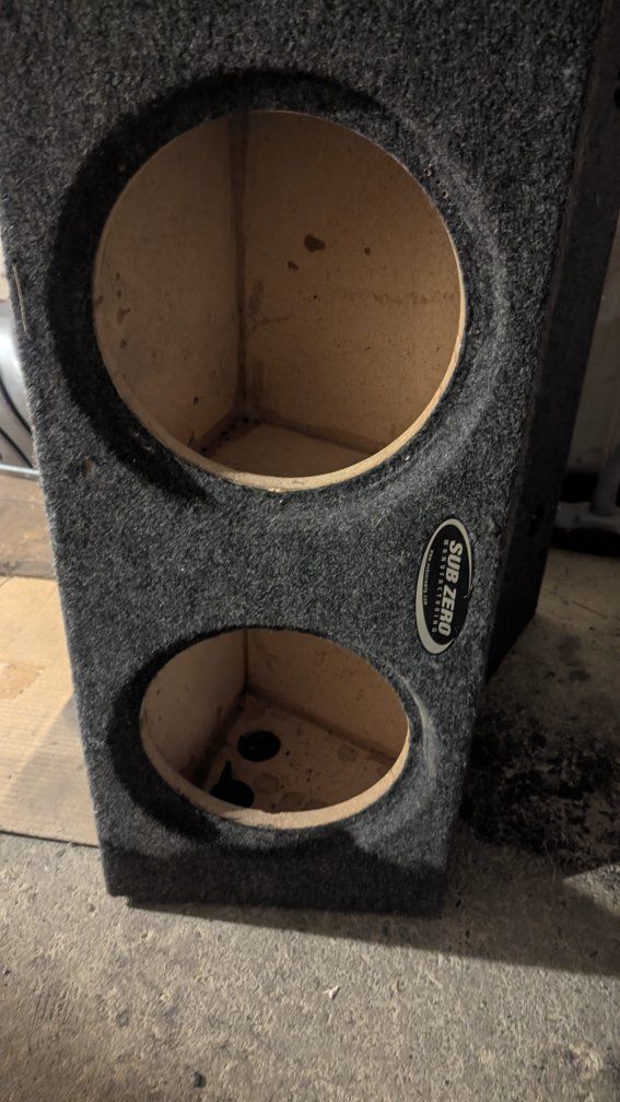 Sub Zero Dual Speaker Subwoofer Enclosure Box
