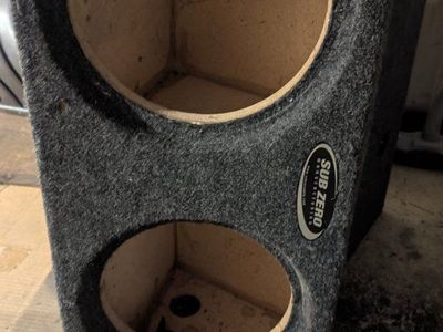 Sub Zero Dual Speaker Subwoofer Enclosure Box