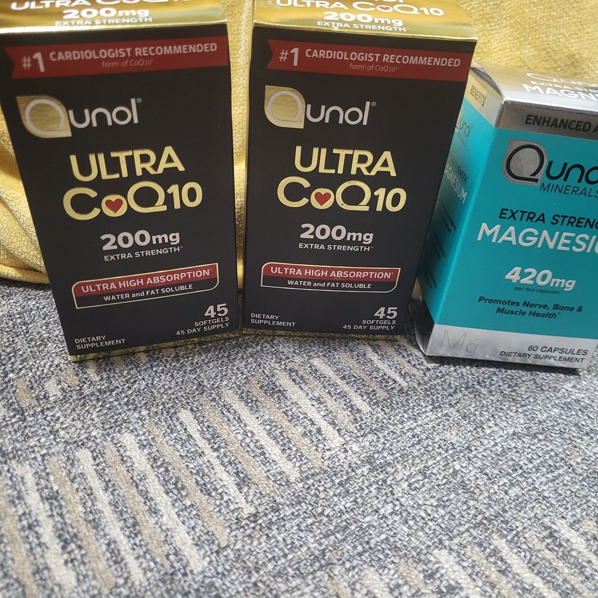 Ultra CoQ10 200mg & Qunol Magnesium 420mg