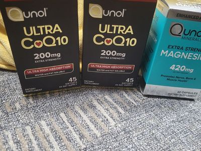 Ultra CoQ10 200mg & Qunol Magnesium 420mg