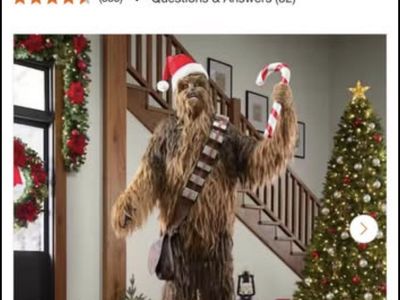 7.5 FT Animated Christmas Chewbacca