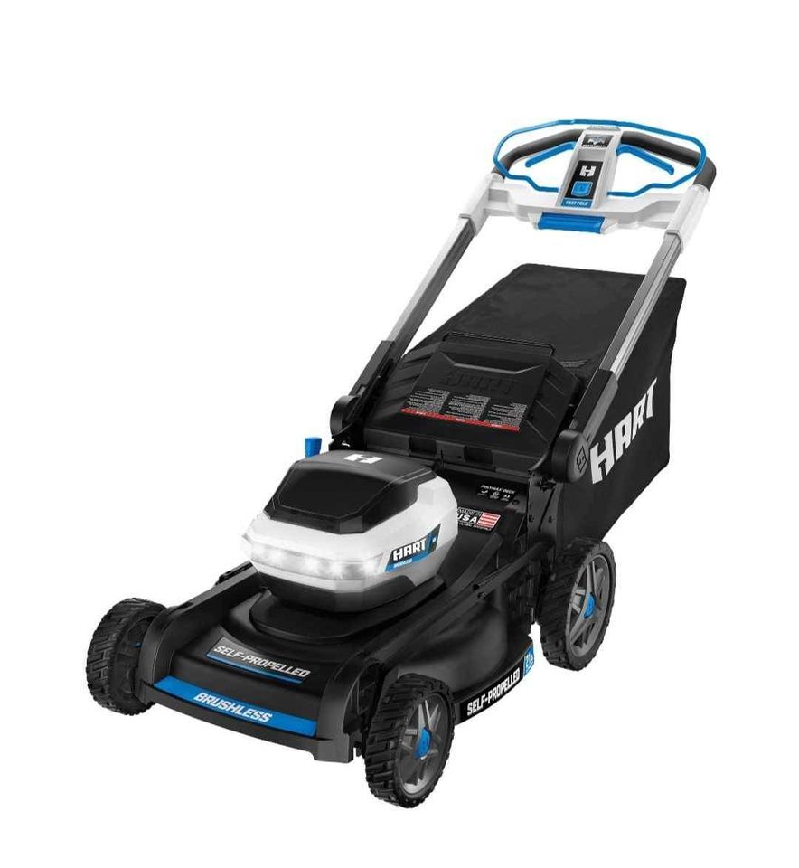 HART 40-Volt SUPERCHARGE Brushless 21-inch 3-in-1 Self-Propelled Mower (NIB)