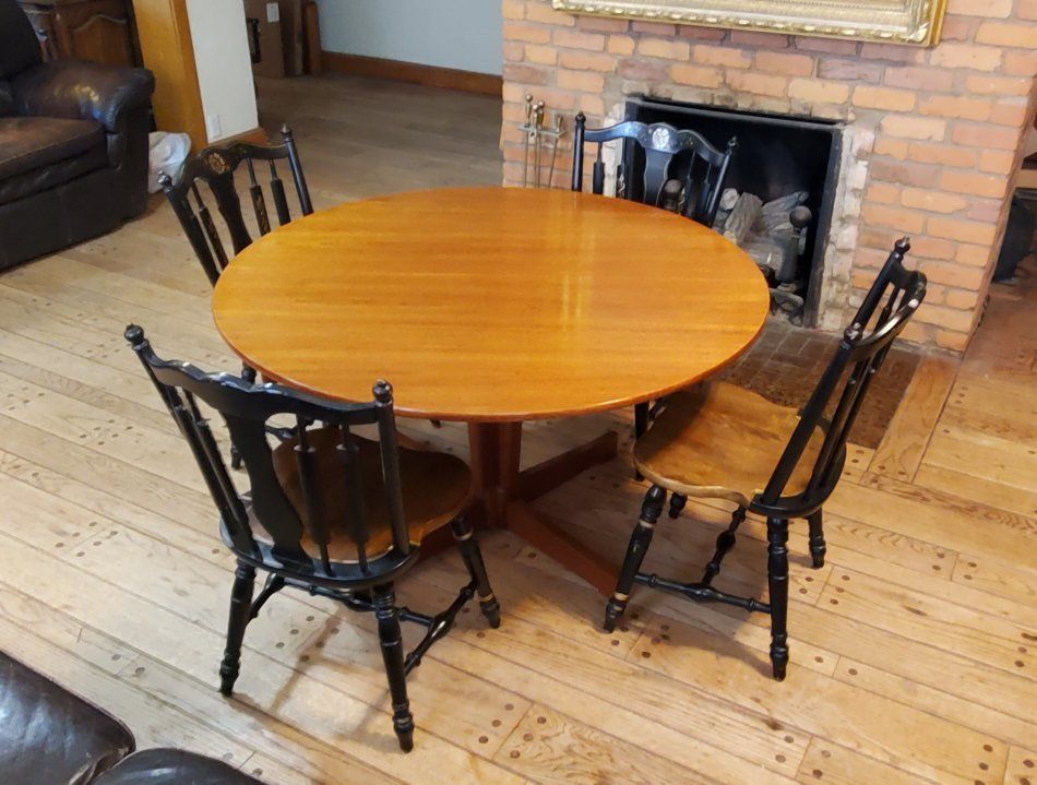 Ethan Allen Side chairs Set of 6 Solid wood vintage