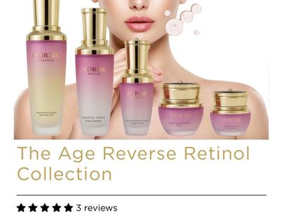 D'OR24K Prestige The Age Reverse Retinol Collection - 5-Piece Anti-Aging Skincare Set