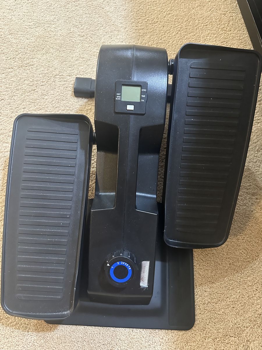 Cubii Under Desk Elliptical with Monitor - Compact Fitness Stepper Machine