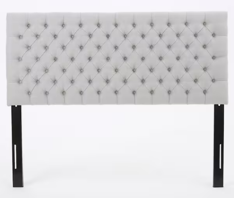 Hampton Light Grey Full Headboard