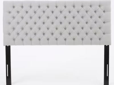 Hampton Light Grey Full Headboard