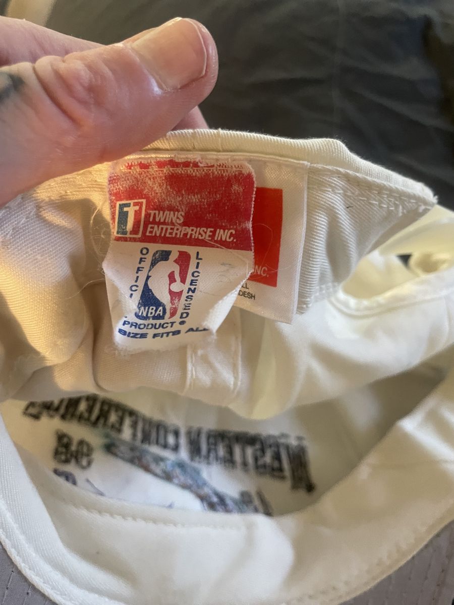 **Vintage 1998 Utah Jazz Western Conference Champions Hat – $60**