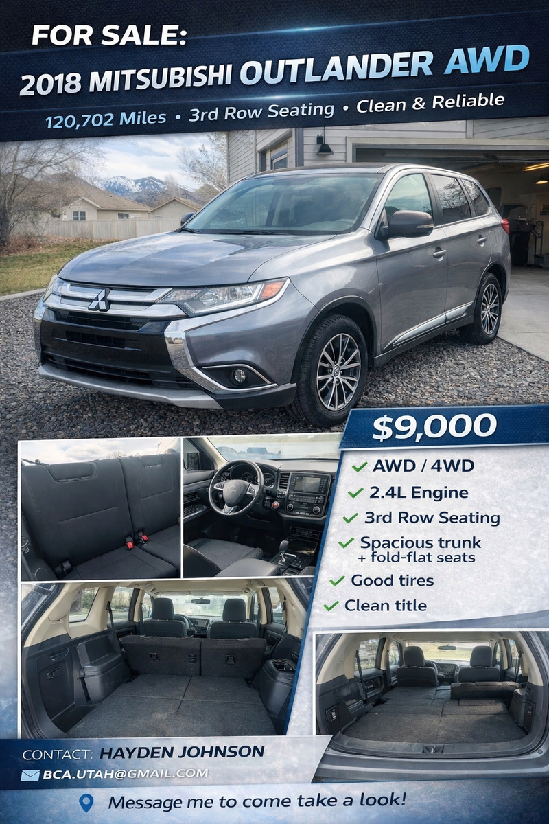 2018 Mitsubishi Outlander SEL