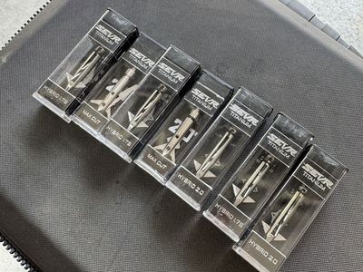 SEVR Titanium Broadheads - Hybrid 1.75, Hybrid 2.0, Max Cut - 7-Pack