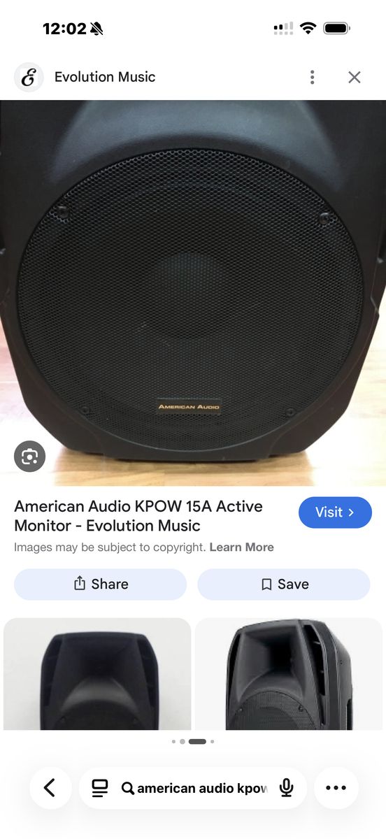 American Audio Speakers Kpow 15 A