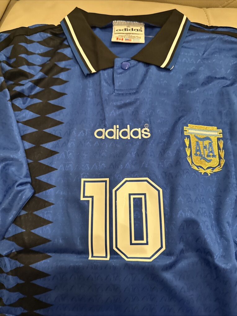 Argentina 1994 Retro Soccer Jersey Maradona#10L&XL