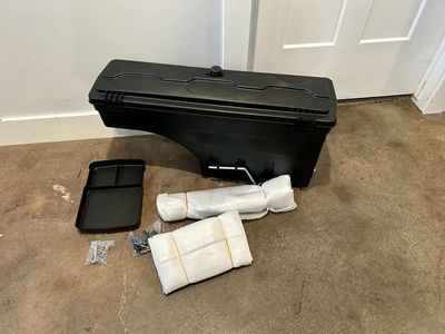 Truck Bed Swing Case Toolbox Open Box Driver Side